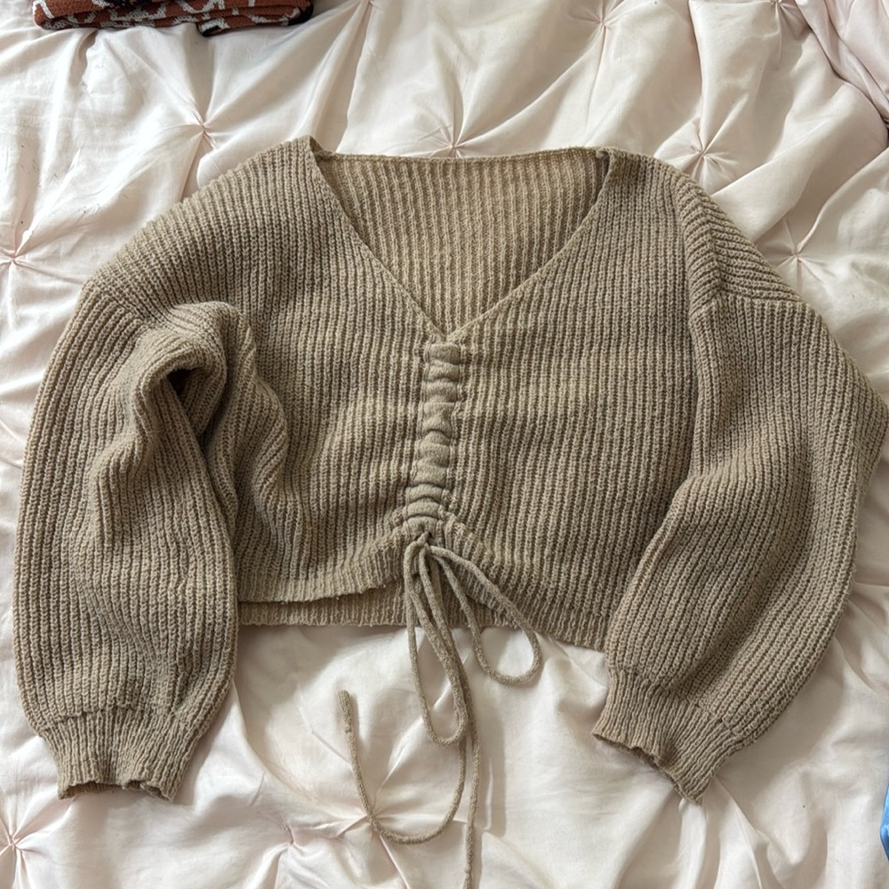Cropped sweater